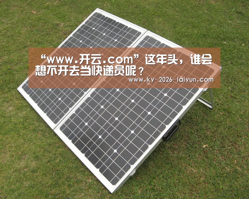 “www.开云.com”这年头,谁会想不开去当快递员呢?(图4) www.开云.com